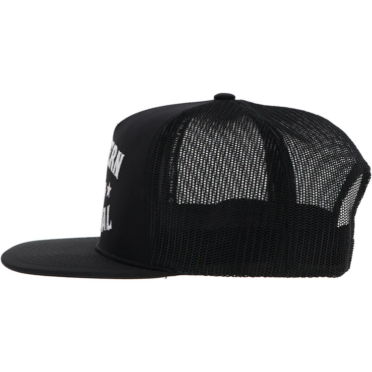 HOOey Knock Out Hat Black White