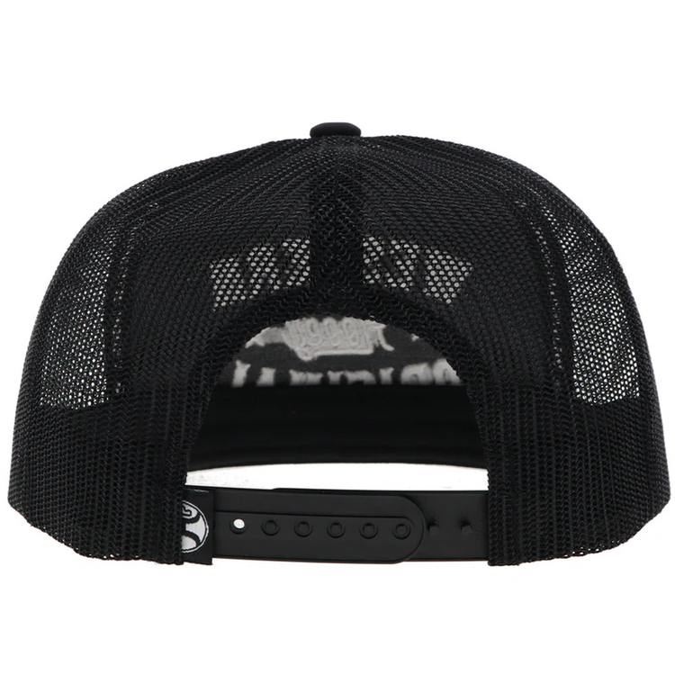 HOOey Knock Out Hat Black White