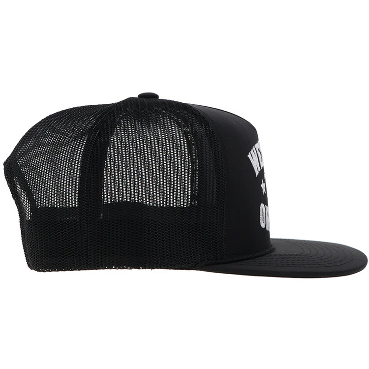 HOOey Knock Out Hat Black White