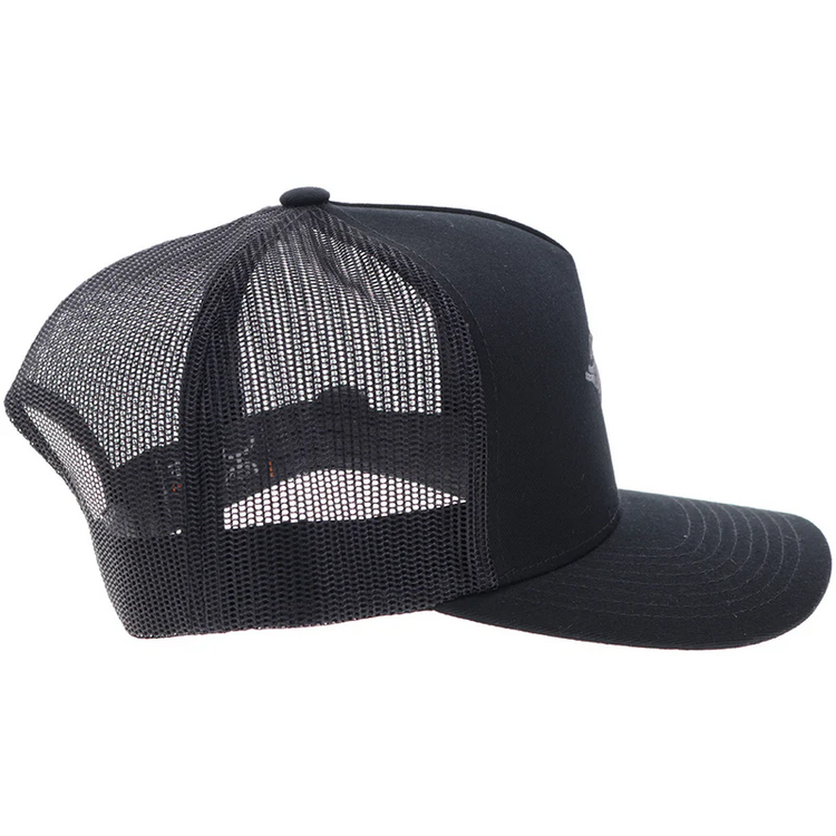 HOOey Whit Hat Black Grey Logo