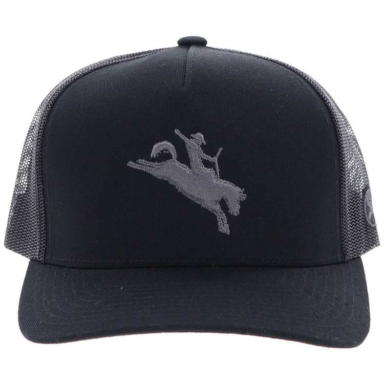 HOOey Whit Hat Black Grey Logo