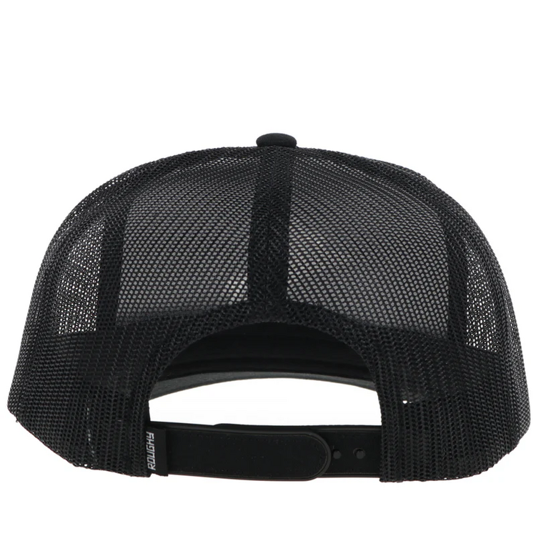 HOOey Whit Hat Black White Logo