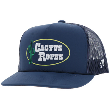 Cactus Ropes Cactus Ropes Hat Navy White Patch
