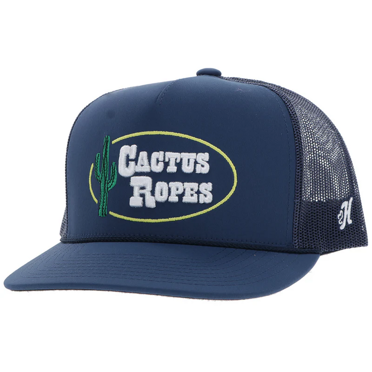 Cactus Ropes Cactus Ropes Hat Navy White Patch