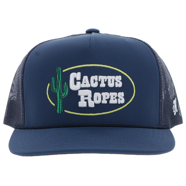 Cactus Ropes Cactus Ropes Hat Navy White Patch
