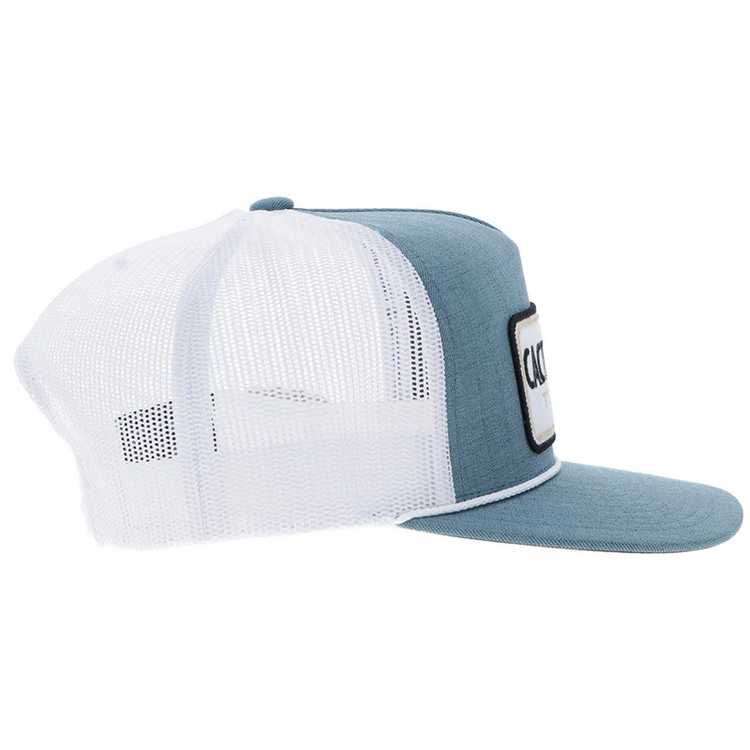 Cactus Ropes Cactus Ropes Hat Teal White Rectangle Patch