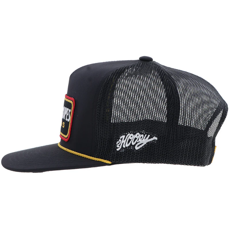 Cactus Ropes Cactus Ropes Hat Black Yellow Rectangle Patch