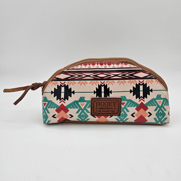 HOOey Thunderbird Navy Chevron Accessory Bag Small