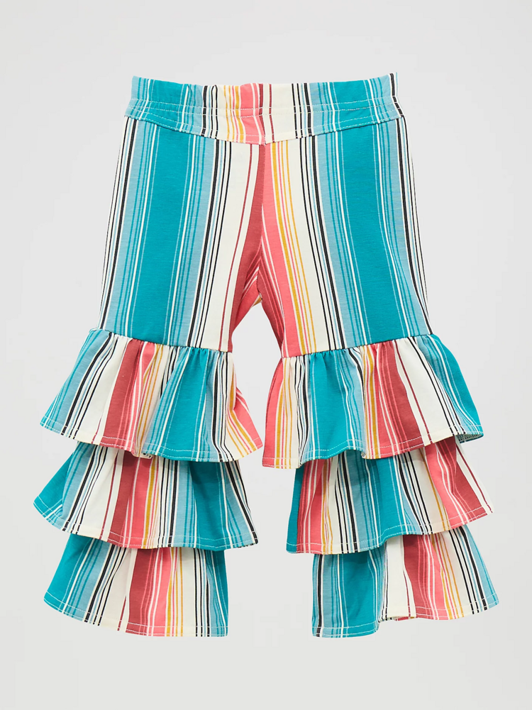 Wrangler Infant Toddler Stripe Tiered Flare