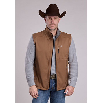 Roper Ripstop Zipper Vest Tabacco