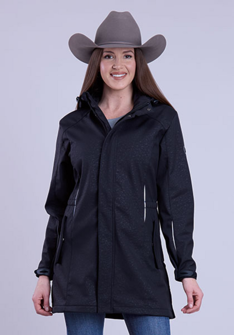 Roper Soft Shell Faux Fur Lined Barn Coat