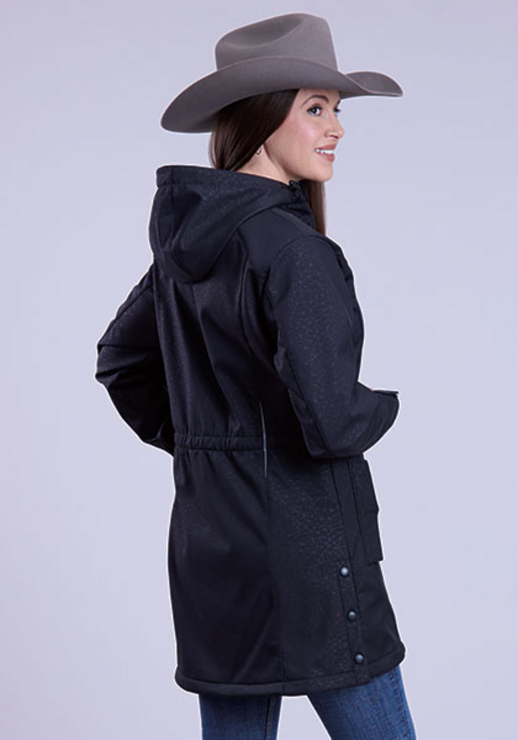 Roper Soft Shell Faux Fur Lined Barn Coat