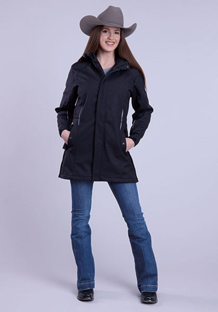 Roper Soft Shell Faux Fur Lined Barn Coat