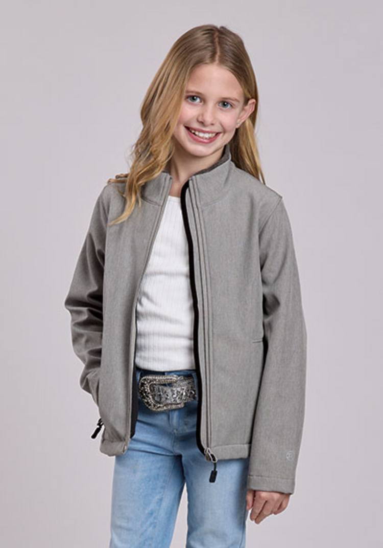 Roper Youth Fleece Lined Jacket Grey