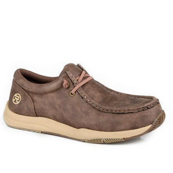 Roper Faux Leather Chukka Brown