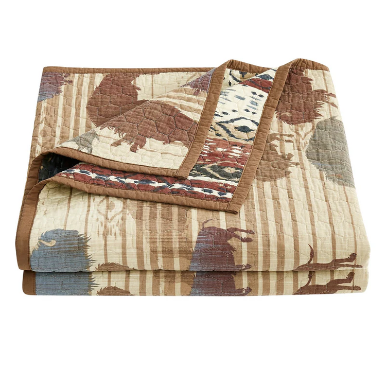 HiEnd Accents Home on the Range Reversible Quilt Set