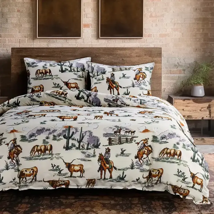 HiEnd Accents Ranch Life Reversible Comforter Set