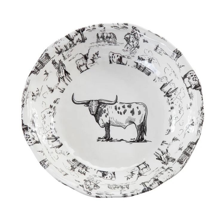 HiEnd Accents Ranch Life 14PC Melamine Dinnerware Set