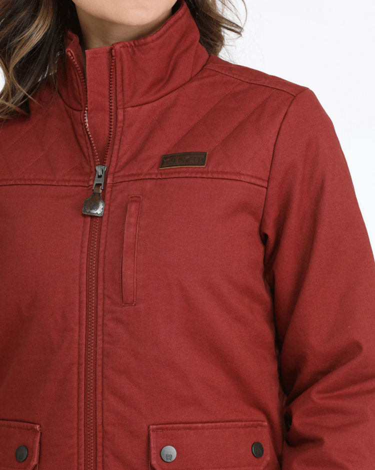 Cinch Bomber Jacket Red