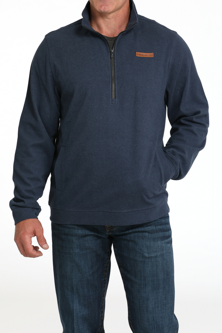 Cinch 1/2 Zip Pullover Sweatshirt Navy