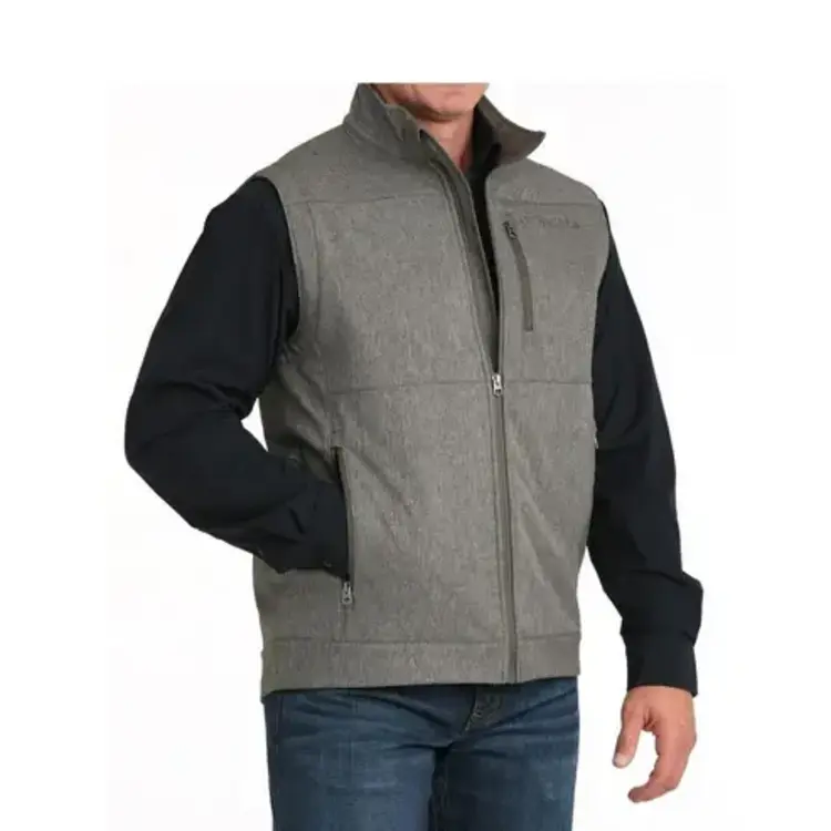 Cinch Zip Bonded Vest Olive