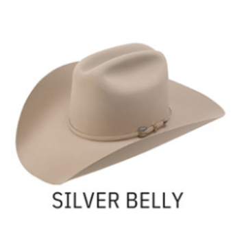 American Hat Company 10X Felt Hat 4 1/4 Brim Silver Belly