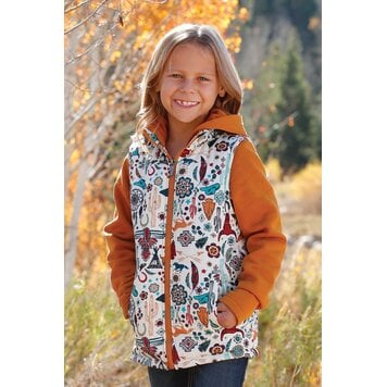 Cruel Denim Youth Hoodie Vest Gold