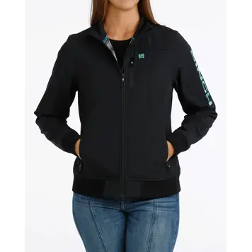 Cinch Waterproof Jacket Black Turquoise