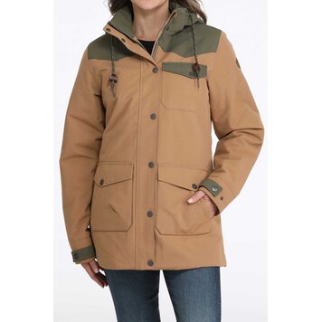 Cinch Barn Coat Brown Green