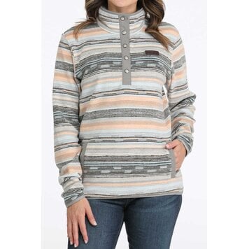 Cinch Polar Fleece Pullover Sweater Multi