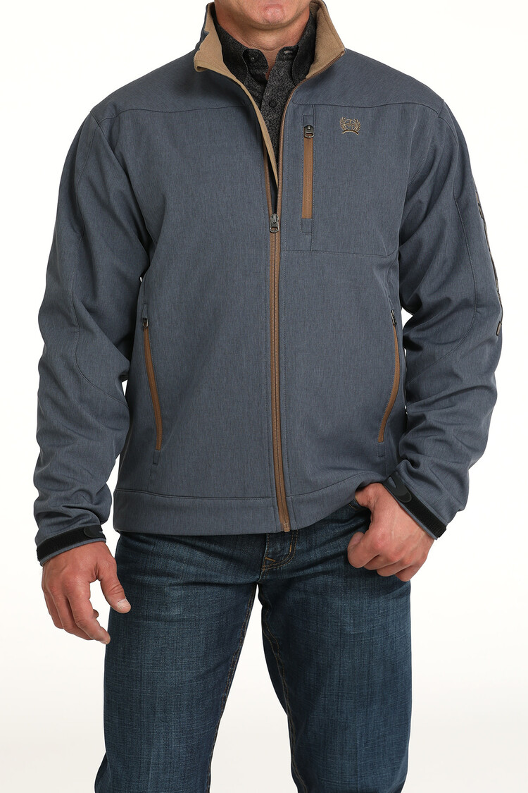 Cinch Bonded Jacket Blue Brown