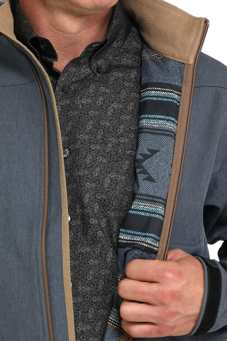 Cinch Bonded Jacket Blue Brown