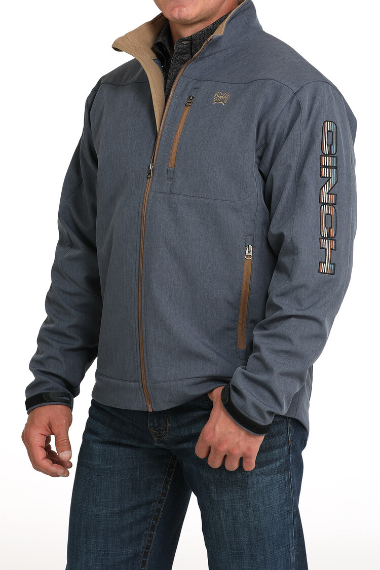 Cinch Bonded Jacket Blue Brown