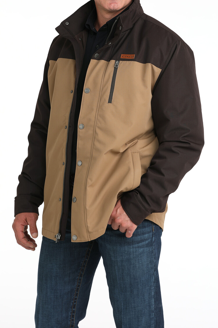 Cinch Barn Coat Two Tone Brown