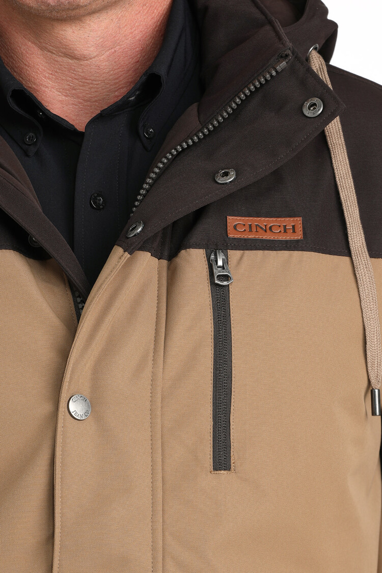 Cinch Barn Coat Two Tone Brown
