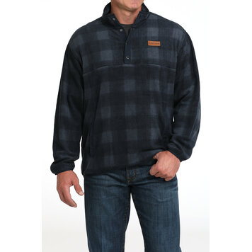 Cinch Polar Fleece Pullover Sweater Navy