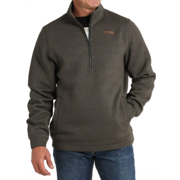 Cinch 1/2 Zip Pullover Sweater Olive