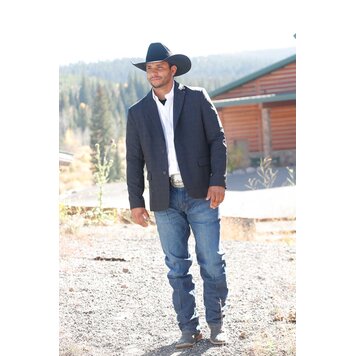 Cinch Sport Coat Charcoal Plaid