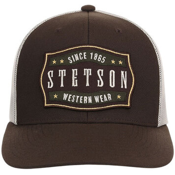 Stetson Chocolate Snap Back Brown Patch