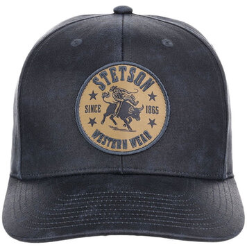 Stetson Bull Rider Embroider Patch Cap Navy