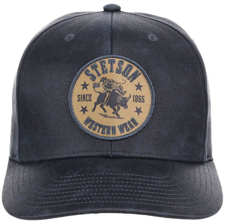 Stetson Bull Rider Embroider Patch Cap Navy