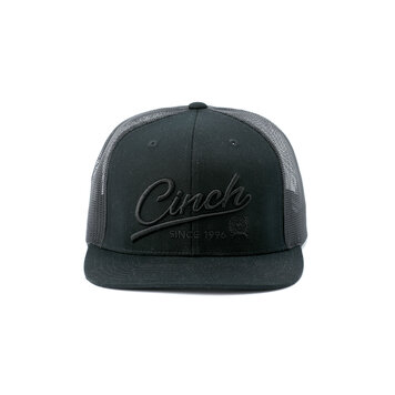 Cinch Blackout Embroidered Logo Cap