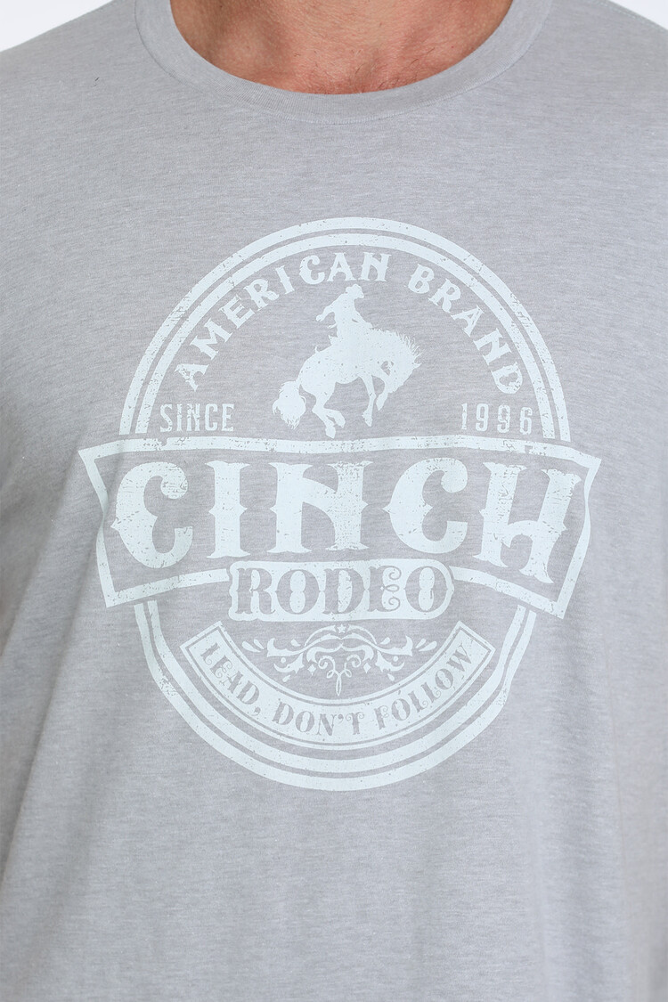 Cinch Rodeo Graphic Tee Light Grey
