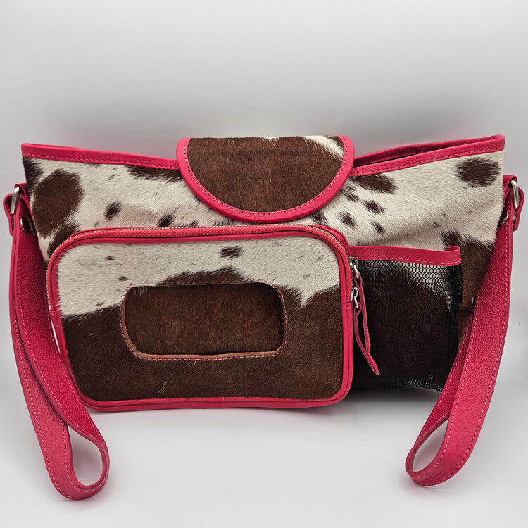 Hot Pink Hair On Stroller Diaper Bag