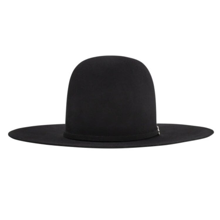 Resistol 20X Black Gold Felt Flat Open Black