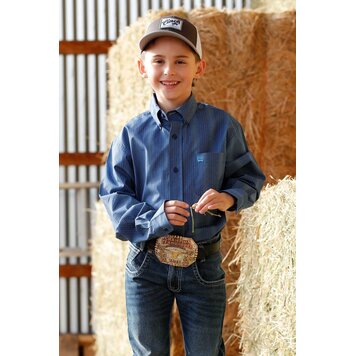 Cinch Youth Royal Blue Button Down