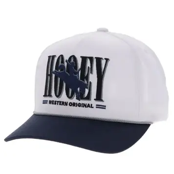 HOOey Wild Ride Cap Embroidered Logo Navy White