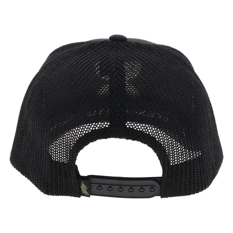HOOey Sterling Cap Black Tan White Logo