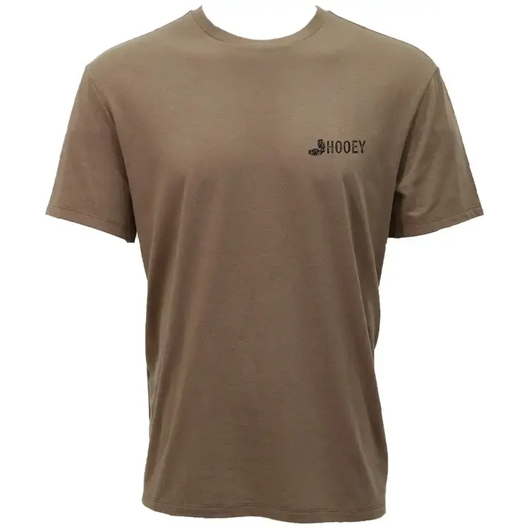 HOOey Gambler Tee Brown White Card