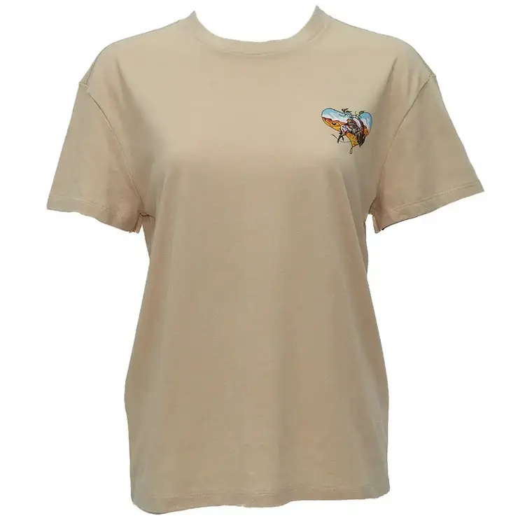 HOOey Youth Buffalo Heart Tan Tee
